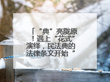 “典”亮陇原！遇上“花式”演绎，民法典的法律条文开始“动”起来了