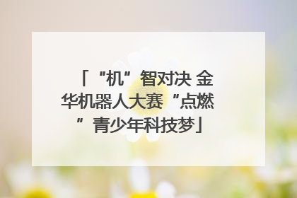 “机”智对决 金华机器人大赛“点燃”青少年科技梦