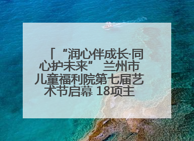 “润心伴成长·同心护未来” 兰州市儿童福利院第七届艺术节启幕 18项主题活动精彩纷呈