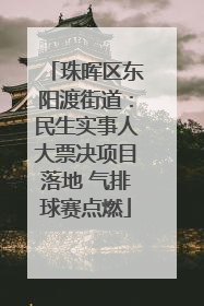 珠晖区东阳渡街道：民生实事人大票决项目落地 气排球赛点燃