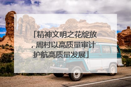精神文明之花绽放，周村以高质量审计护航高质量发展