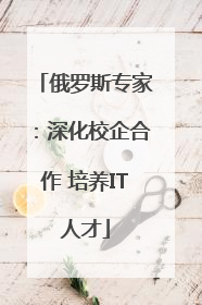 俄罗斯专家：深化校企合作 培养IT人才