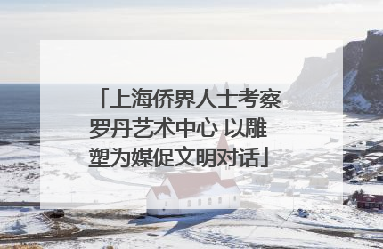 上海侨界人士考察罗丹艺术中心 以雕塑为媒促文明对话