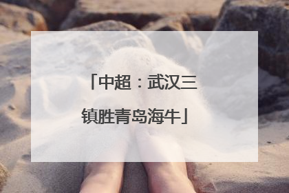 中超：武汉三镇胜青岛海牛