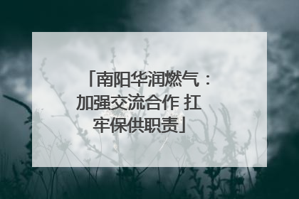 南阳华润燃气：加强交流合作 扛牢保供职责