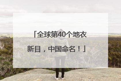 全球第40个地衣新目，中国命名！