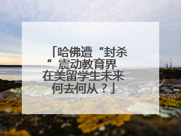 哈佛遭“封杀”震动教育界 在美留学生未来何去何从？