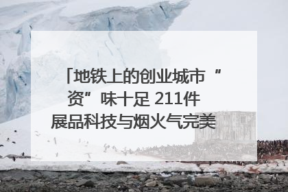地铁上的创业城市“资”味十足 211件展品科技与烟火气完美融合｜西博视界