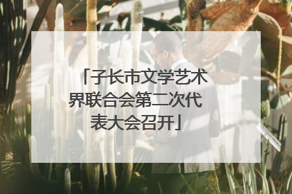 子长市文学艺术界联合会第二次代表大会召开