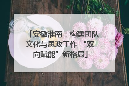 安徽淮南：构建团队文化与思政工作 “双向赋能”新格局