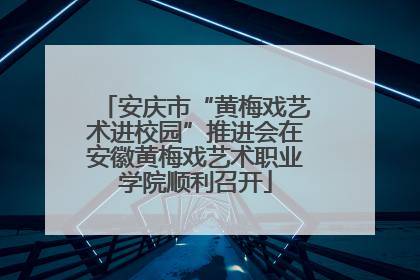 安庆市“黄梅戏艺术进校园”推进会在安徽黄梅戏艺术职业学院顺利召开