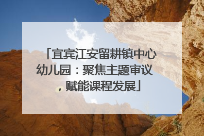 宜宾江安留耕镇中心幼儿园：聚焦主题审议，赋能课程发展