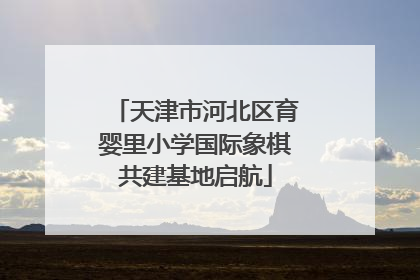 天津市河北区育婴里小学国际象棋共建基地启航