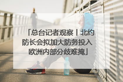 总台记者观察丨北约防长会拟加大防务投入 欧洲内部分歧难掩