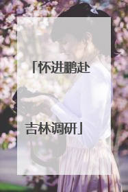 怀进鹏赴吉林调研