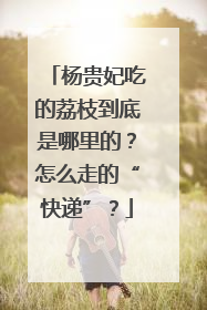 杨贵妃吃的荔枝到底是哪里的？怎么走的“快递”？