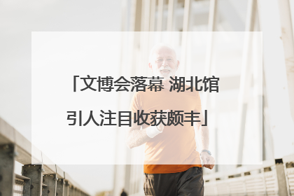 文博会落幕 湖北馆引人注目收获颇丰