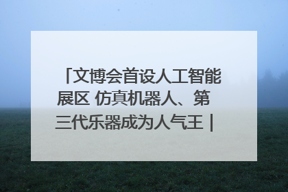 文博会首设人工智能展区 仿真机器人、第三代乐器成为人气王｜文博向“新”