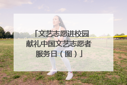 文艺志愿进校园 献礼中国文艺志愿者服务日（图）