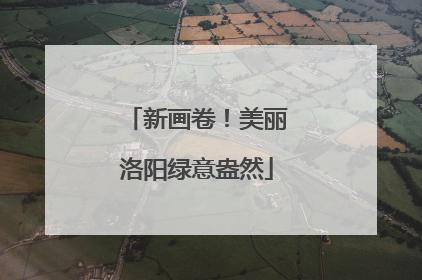 新画卷！美丽洛阳绿意盎然