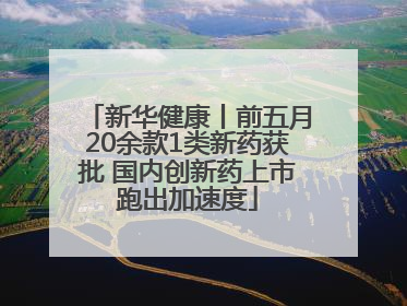 新华健康丨前五月20余款1类新药获批 国内创新药上市跑出加速度