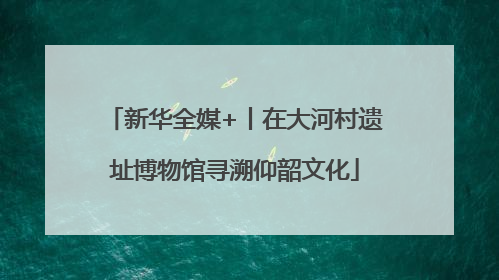 新华全媒+丨在大河村遗址博物馆寻溯仰韶文化