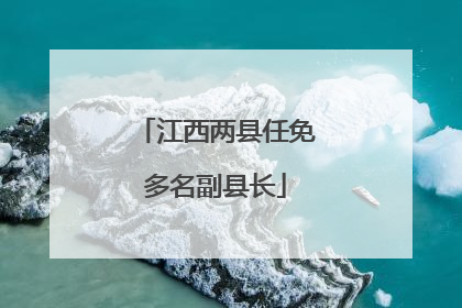 江西两县任免多名副县长