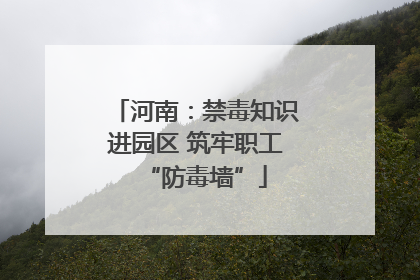 河南：禁毒知识进园区 筑牢职工“防毒墙”