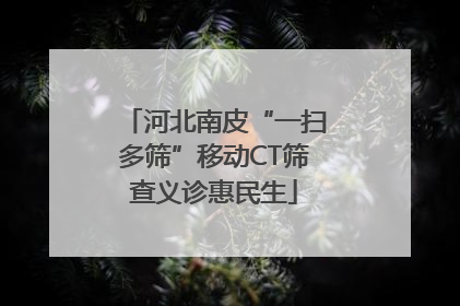 河北南皮“一扫多筛”移动CT筛查义诊惠民生