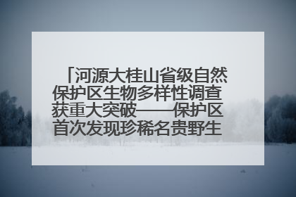 河源大桂山省级自然保护区生物多样性调查获重大突破——保护区首次发现珍稀名贵野生干巴菌与钝尾两头蛇