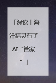 深读丨海洋精灵有了AI“管家”