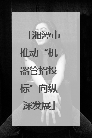 湘潭市推动“机器管招投标”向纵深发展