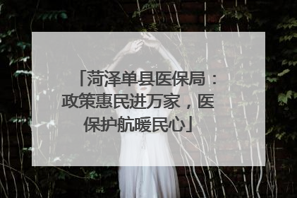 菏泽单县医保局：政策惠民进万家，医保护航暖民心