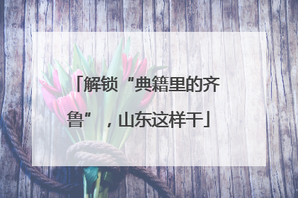 解锁“典籍里的齐鲁”，山东这样干
