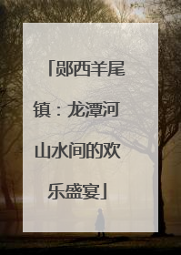 郧西羊尾镇：龙潭河山水间的欢乐盛宴