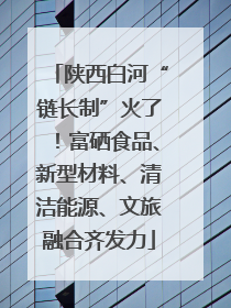 陕西白河“链长制”火了！富硒食品、新型材料、清洁能源、文旅融合齐发力