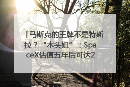 马斯克的王牌不是特斯拉？“木头姐”：SpaceX估值五年后可达2.5万亿美元！