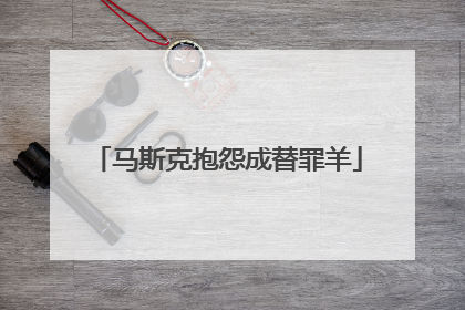 马斯克抱怨成替罪羊