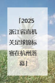 2025浙江省直机关足球锦标赛在杭州落幕