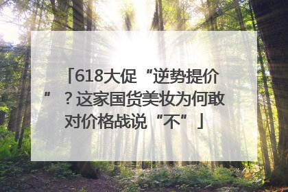618大促“逆势提价”？这家国货美妆为何敢对价格战说“不”